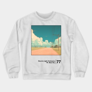 Mr Blue Sky / Minimalist Graphic Artwork Design Crewneck Sweatshirt